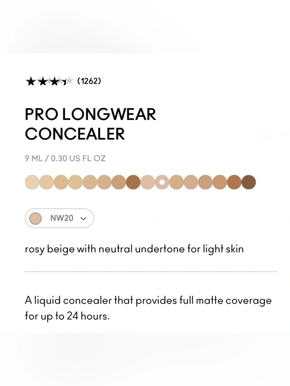 🌸B18 - MAC Cosmetics Pro Longwear Concealer - NW20 🤎